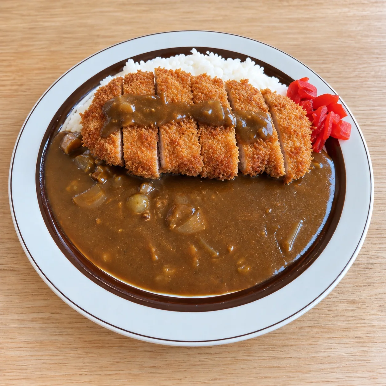 レストラン グルメのカツカレー